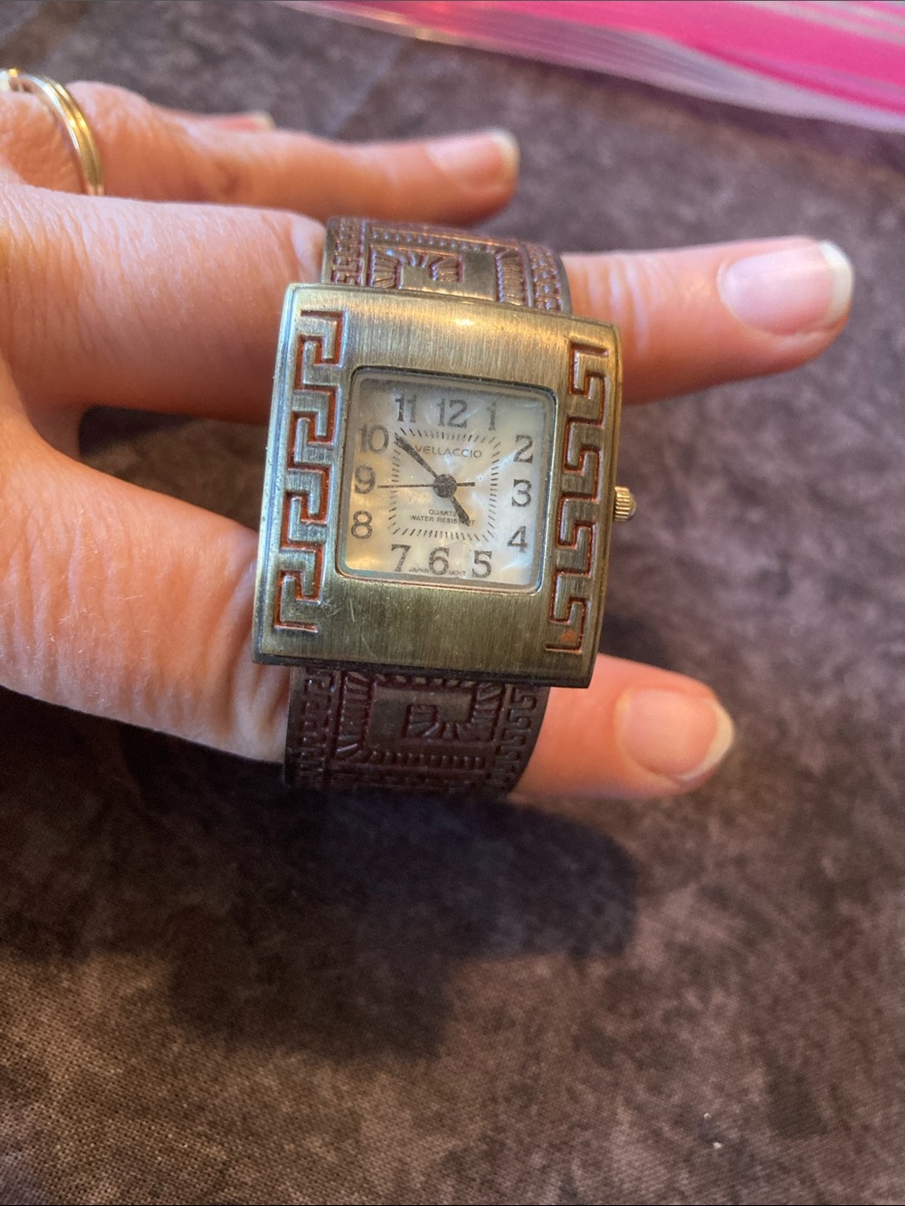 Gorgeous Bronze-Tone Running Women's Watch